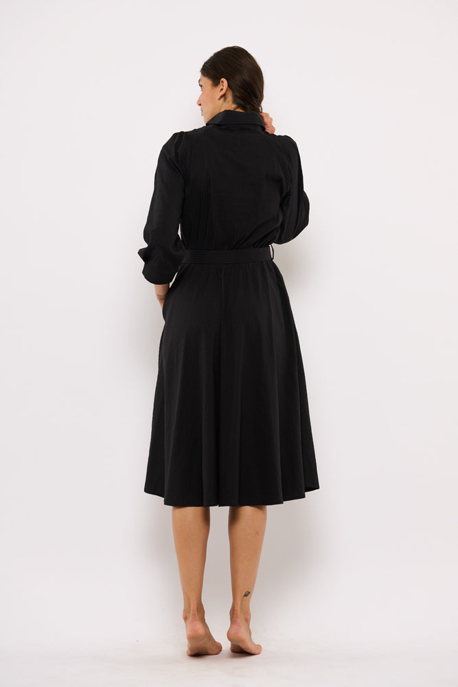 Tolsing Madeleine Dress / Black Stripes