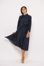 Tolsing Madeleine Dress / Navy Dots