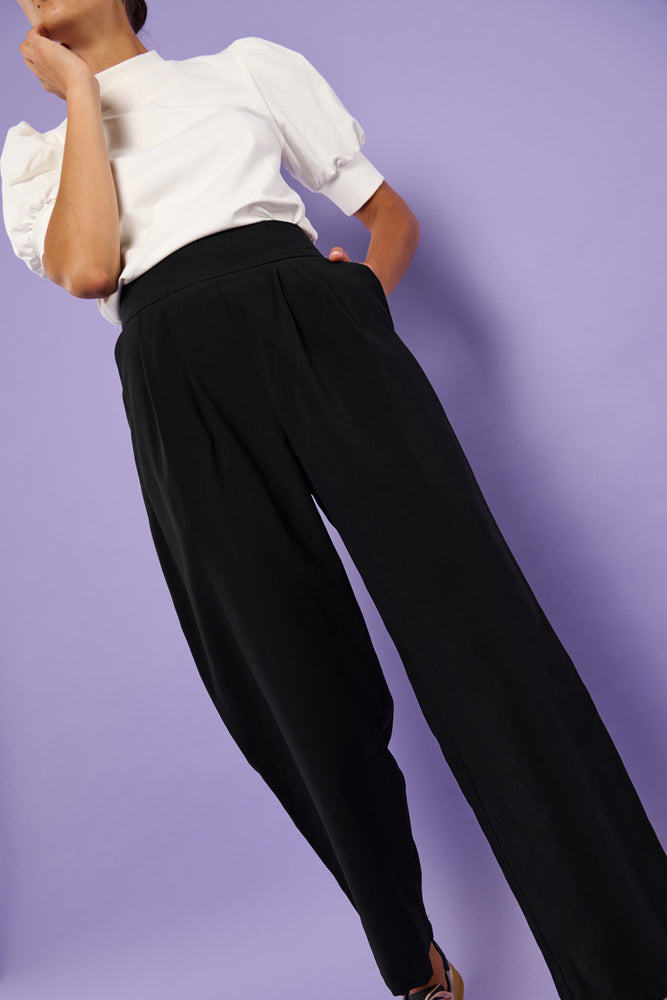 Sophia Lee Abigale Pants / Heavy black