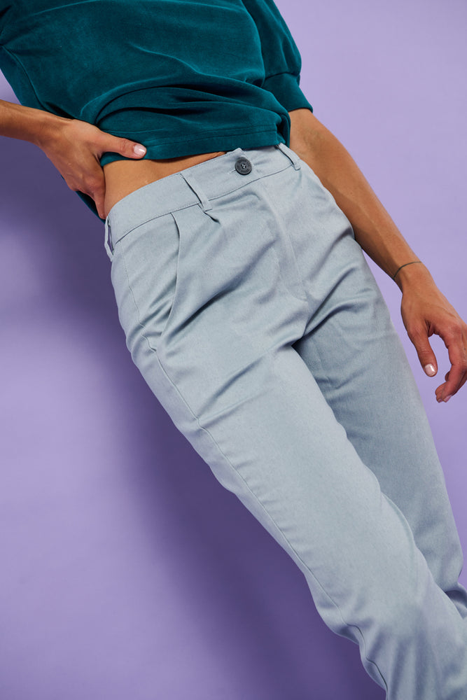 Sophia Lee Tora Pants / Light grey denim