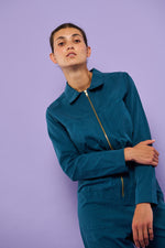 Sophia Lee Nora Boilersuit / Petrol