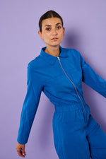 Sophia Lee Nora Boilersuit / Ocean blue