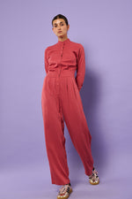 Sophia Lee Loa Jumpsuit / Dusty red