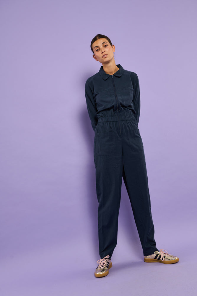 Sophia Lee Nora Boilersuit / Dark blue