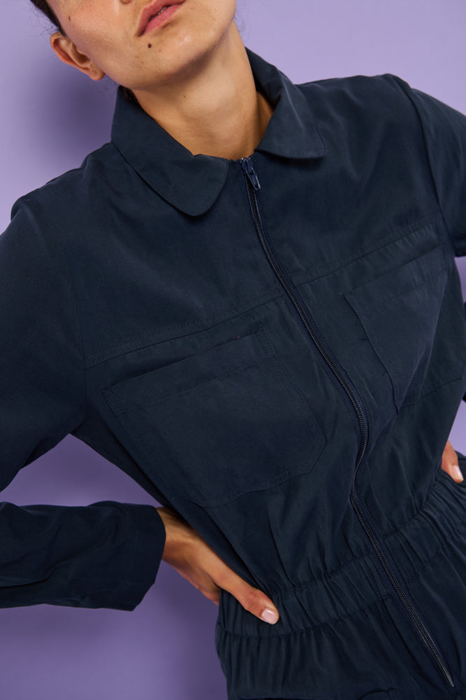 Sophia Lee Nora Boilersuit / Dark blue